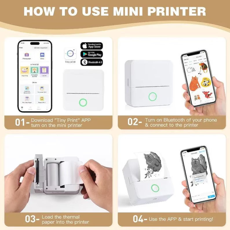 Pocket Sticky Photo Printer
