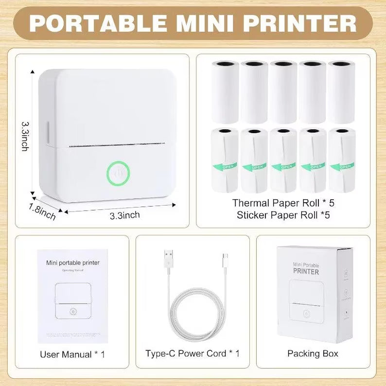 Pocket Sticky Photo Printer
